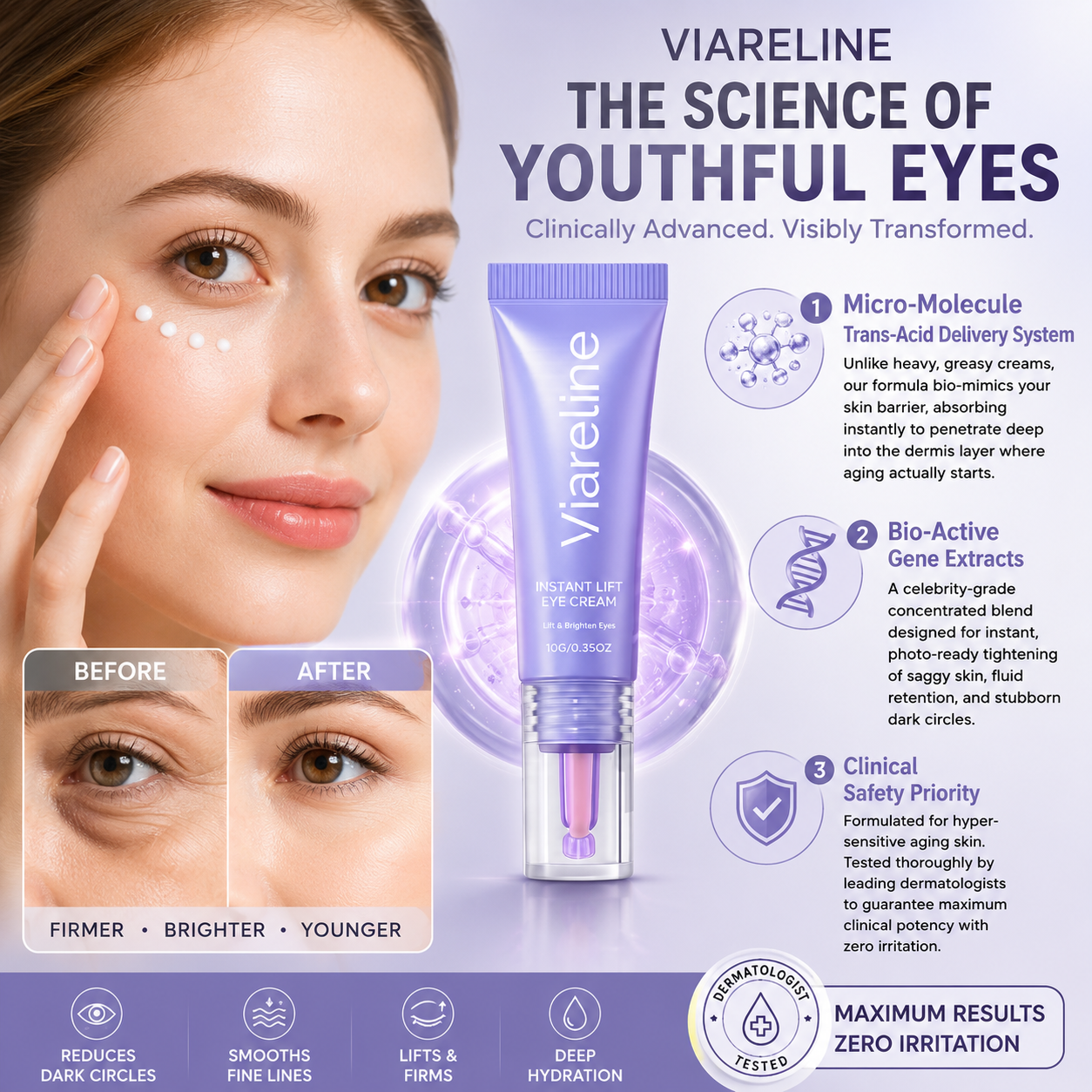 🏆Blur Wrinkles & Under-Eye Bags | Clinical-Grade Wrinkle Lift Serum🧬-XXS