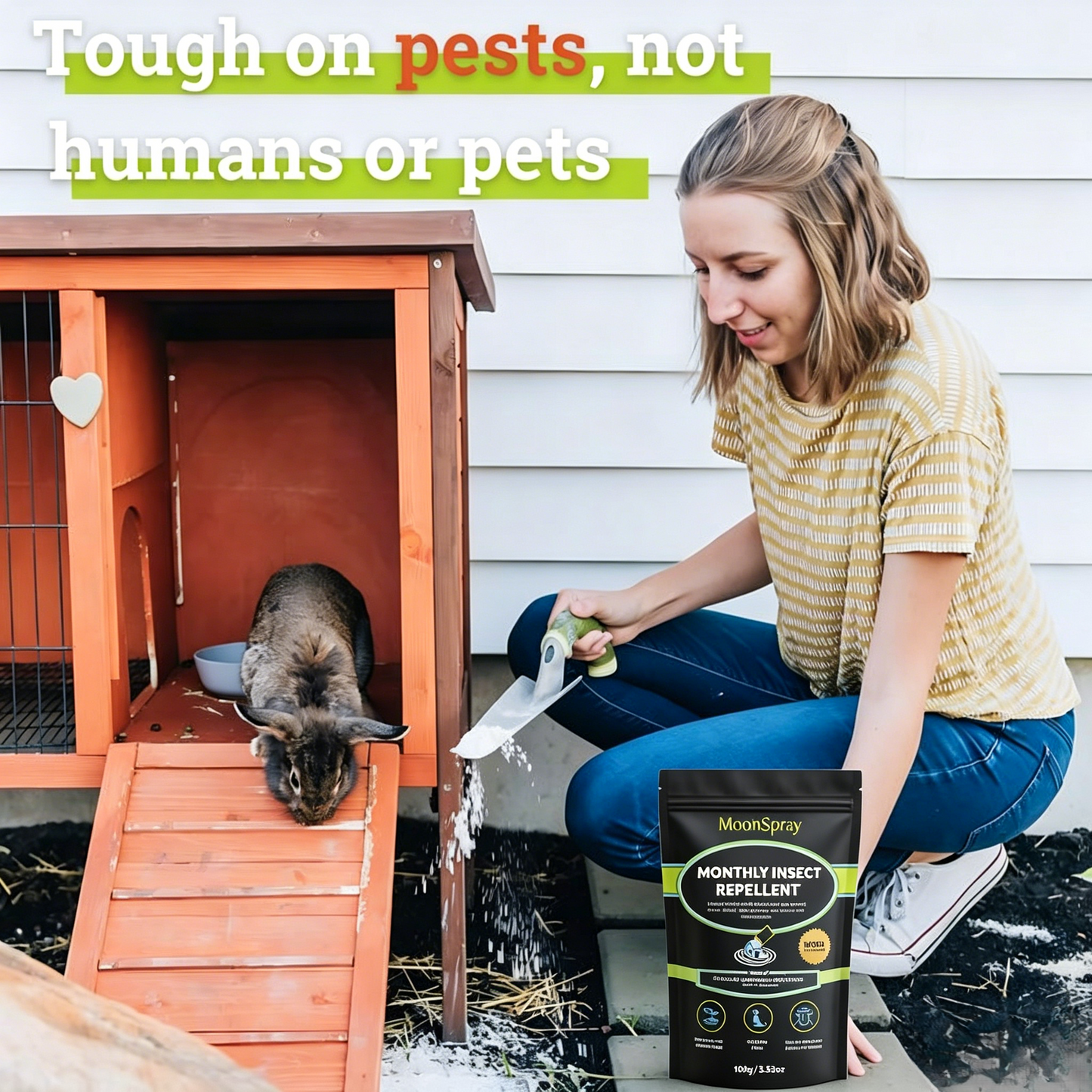 🚫Insect Repellent🚫🚫 | Pet-Safe Natural Pest Control Powder for Home, Yard & Garden, Repels Ants, Ticks, Spiders & More-VEX