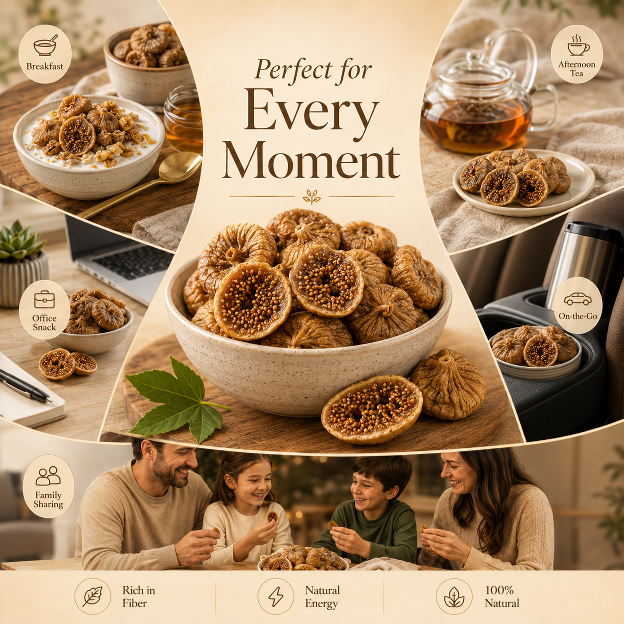 100% Pure, Zero-Sugar Dried Figs: Your Natural Booster for Circulation & Heart Health ❤️-QZZ