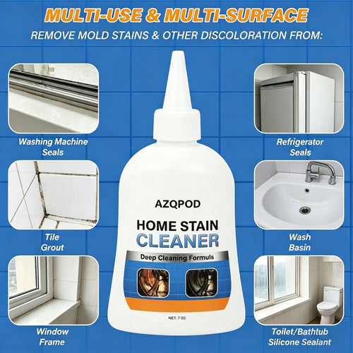 Home Stain Cleaner Gel | Deep Cleaning Mold & Mildew Remover | Multi-Surface Household Cleaner for Tile Grout, Washing Machine Seals, Bathroom & Kitchen-TTT