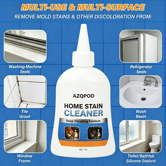 Home Stain Cleaner Gel | Deep Cleaning Mold & Mildew Remover | Multi-Surface Household Cleaner for Tile Grout, Washing Machine Seals, Bathroom & Kitchen-TTT