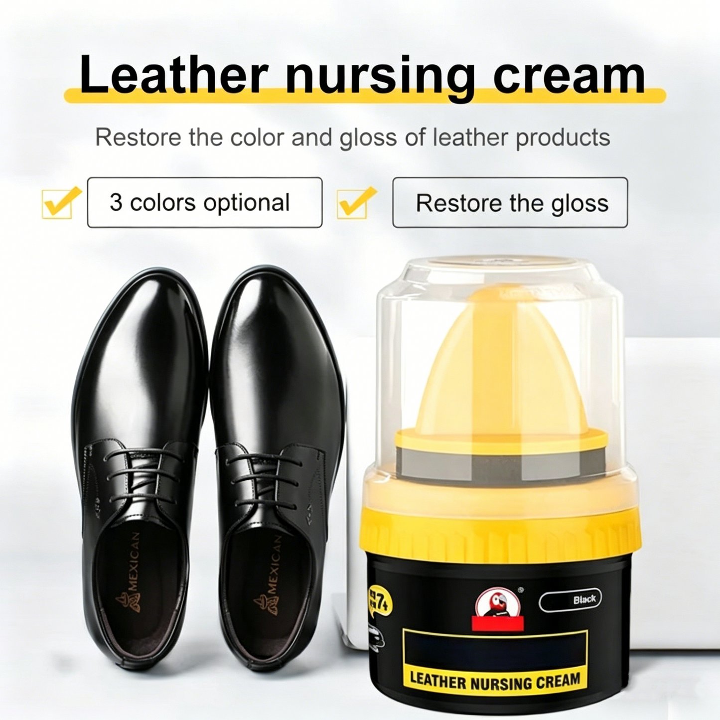 Premium Leather Nursing Cream – Restore Shine & Color for Shoes, Bags & Leather Goods-TTT