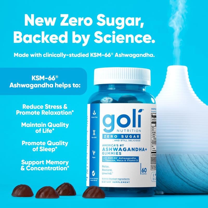 Zero Sugar Best Seller Trio - World's First 3-in-1 Pre, Post, Probiotic, Apple Cider Vinegar with Vitamin B12 and Probiotics To Address Bloating, Ashwagandha & L-Theanine, Vitamin D gummies-SUY
