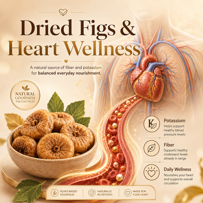 100% Pure, Zero-Sugar Dried Figs: Your Natural Booster for Circulation & Heart Health ❤️-QZZ