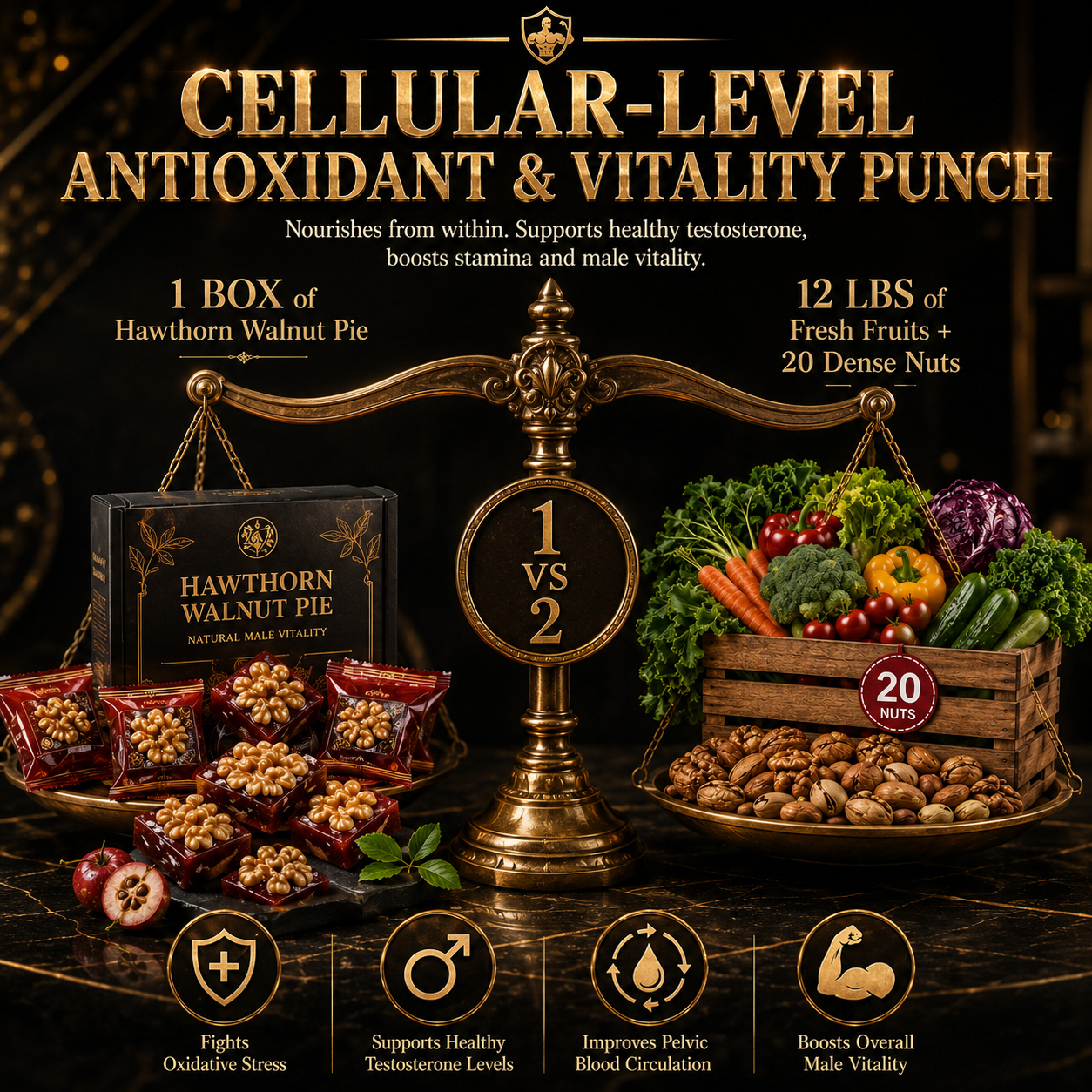 🌰 Hawthorn Walnut Pie 🔥 Reclaim Your Dominant Edge . Nourish Vitality From The Inside Out 💪-XLB