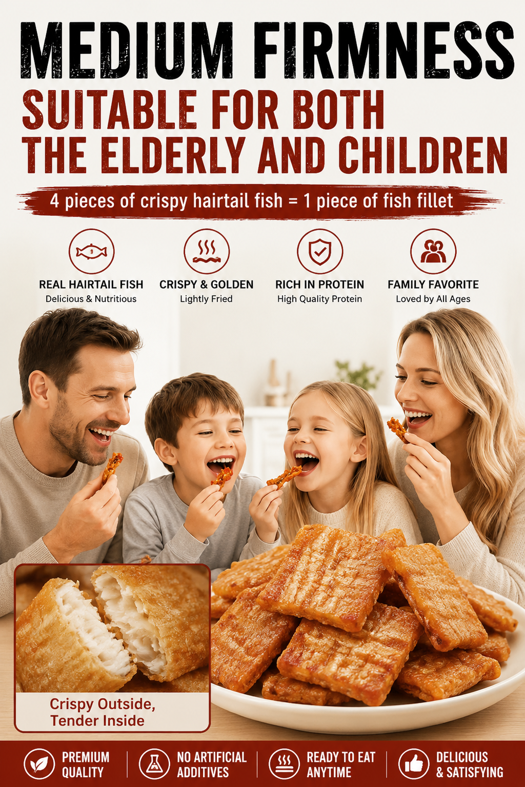 ⭐Premium Crispy Hairtail Fish — A Delicious Seafood Snack From The Deep Sea.-OKL