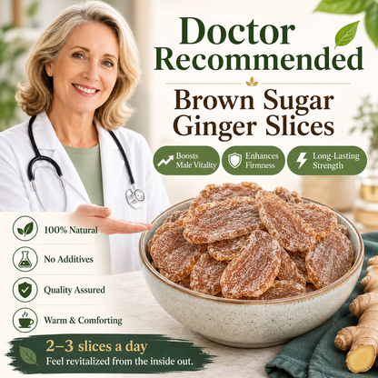 Natural additive-free herbal brown sugar ginger slices—Caring for men's health.-YOY