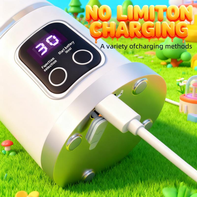 Portable Blender, USB Rechargeable 350ml Personal Juicer Cup, Mini Smoothie Blender for Travel, Gym, Office-TTT