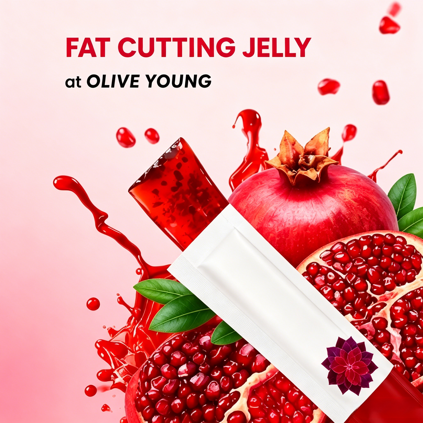 🚶 Garcinia Cambogia Fat Cutting Jelly | Pomegranate Flavor Stick, Skin & Gut Support