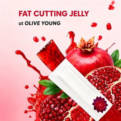 🚶 Garcinia Cambogia Fat Cutting Jelly | Pomegranate Flavor Stick, Skin & Gut Support