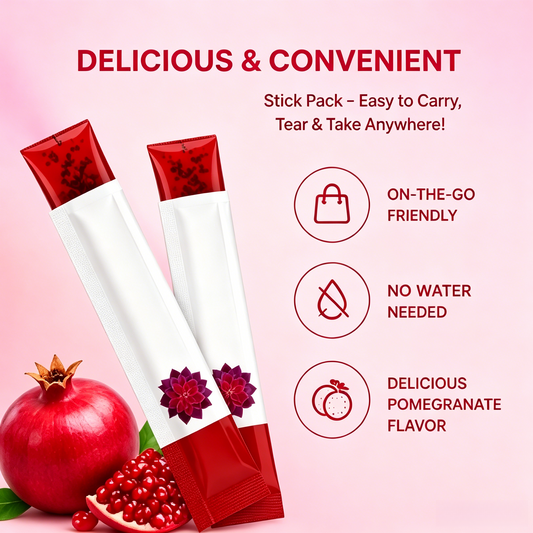 🚶 Garcinia Cambogia Fat Cutting Jelly | Pomegranate Flavor Stick, Skin & Gut Support