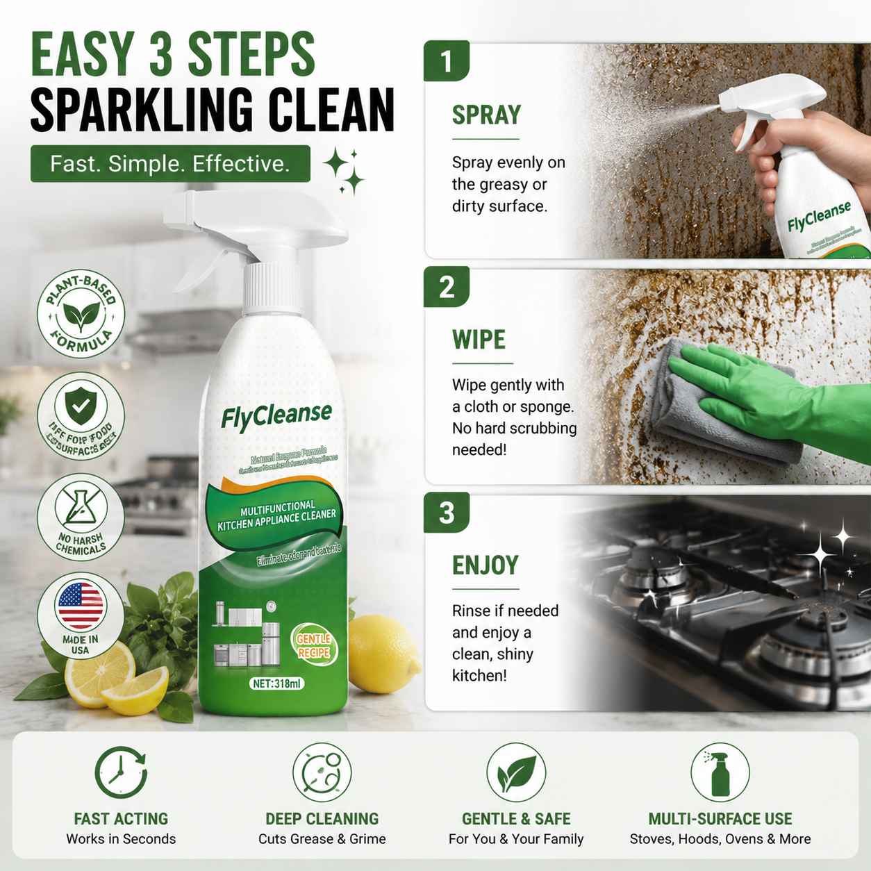 ✨ The Kitchen Cleaner Thousands Of Families Trust 🏡-OKL