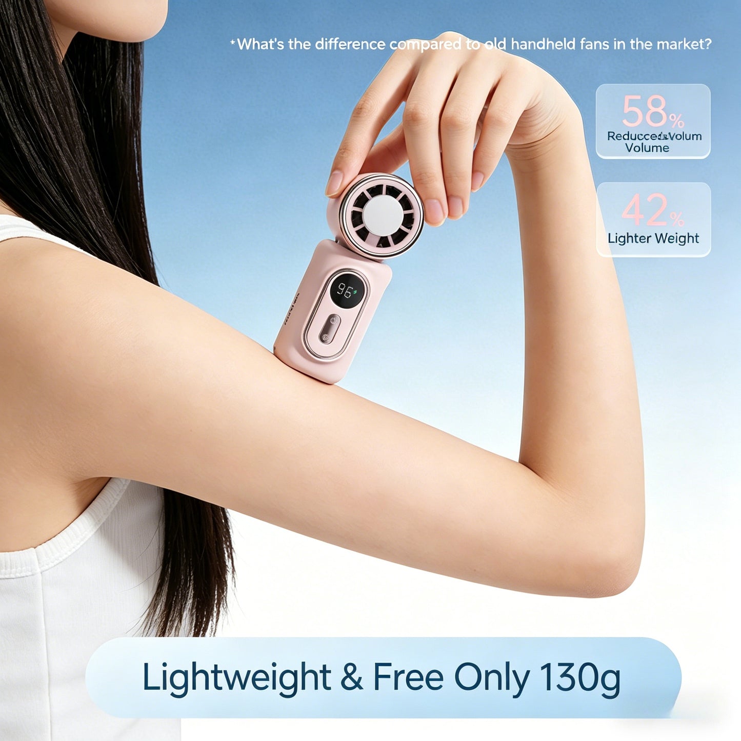 💨Portable Clip-On Cooling Fan - 16°C Ice Wind,Hands-Free Convenience-CJP