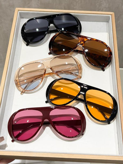 5 Pairs Y2K Leopard Sunglasses, Trendy Street Style for Women, Ideal for Beach, Driving, Party & Daily Wear-SUY