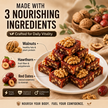 Natural Daily Fuel for Men’s Strength, Stamina & Vitality-Hawthorn Walnut Pie-LT
