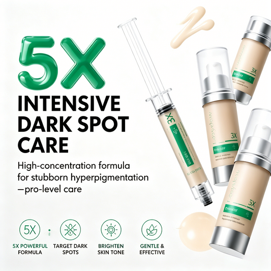 ✨ 5X Intensive Dark Spot Corrector Serum - Target Stubborn Hyperpigmentation & Even Skin Tone