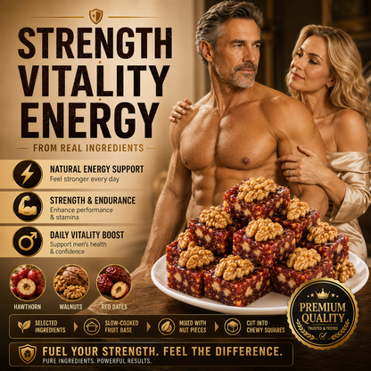 Natural Daily Fuel for Men’s Strength, Stamina & Vitality-Hawthorn Walnut Pie-LT