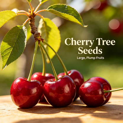 Grow your own fruit paradise! 🌸 From tiny seeds to juicy cherries. #GardenGoals-QZZ