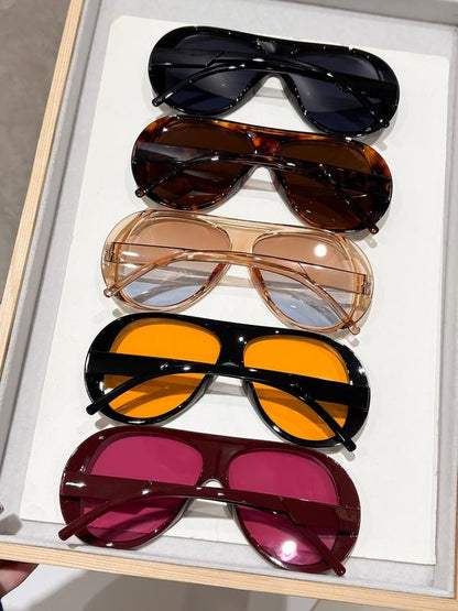 5 Pairs Y2K Leopard Sunglasses, Trendy Street Style for Women, Ideal for Beach, Driving, Party & Daily Wear-SUY