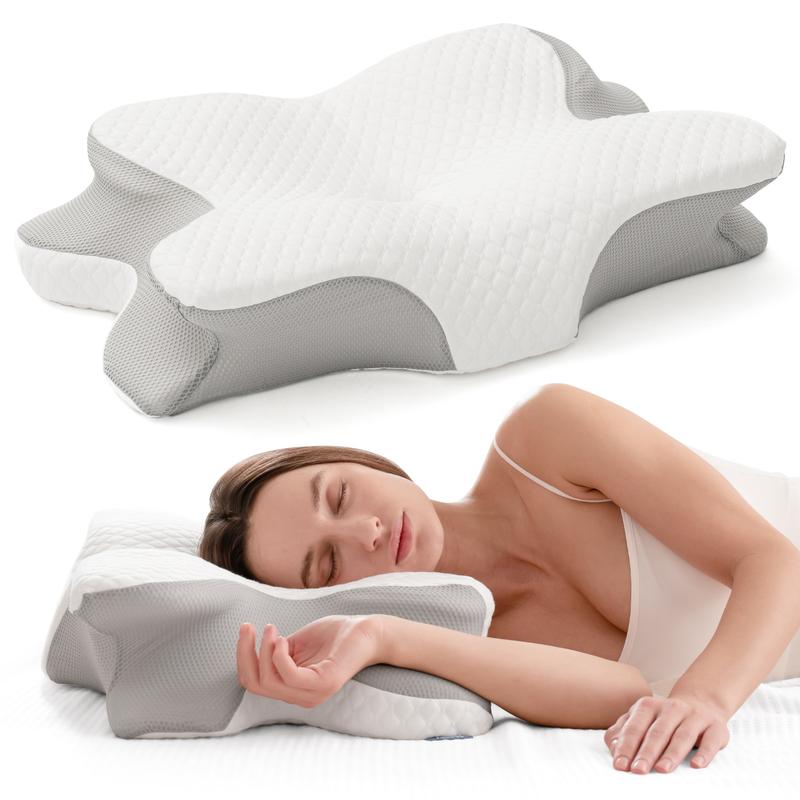 1 Ergonomic Memory Foam Pillow