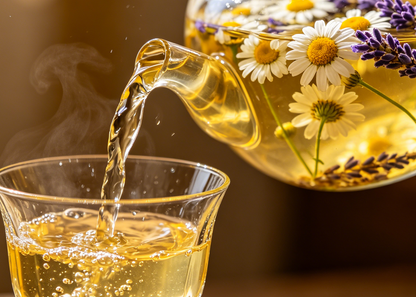🍃Natural Chamomile Lavender Tea🍵, Soothing Herbal Tea for Nighttime🌿, Digestive Support & Calm Mood☕-XXS