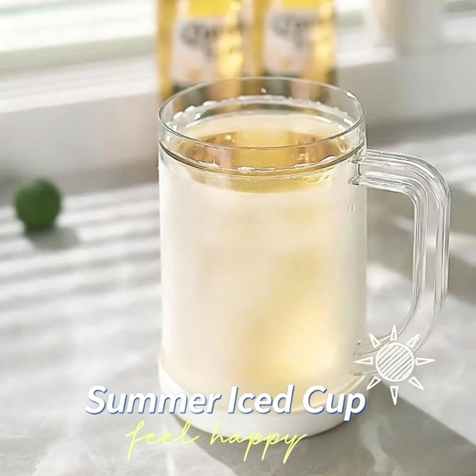 ❄️Double Wall Frozen Chiller Mug🍺❄️ - Large Capacity Ice Cold Beer & Soda Cup, Keep Drinks Icy Cold For Hours, Perfect For Summer Parties, BBQs & Home Use-VEX