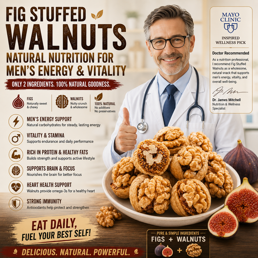 🌰 SUGAR-FREE FIG STUFFED WALNUTS -WBJ