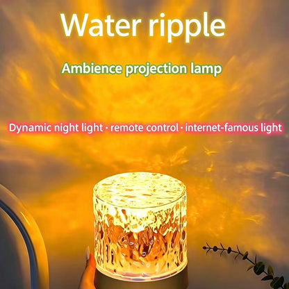 ✨Water Ripple Night Light, 16 Colors RGB Mood Lamp with 4-Speed Dynamic Projection✨-XXS