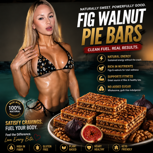 Fuel Your Energy & Endurance! Fig Walnut Pie Delivers Long-Lasting Drive and Peak Vitality for Men-SUY