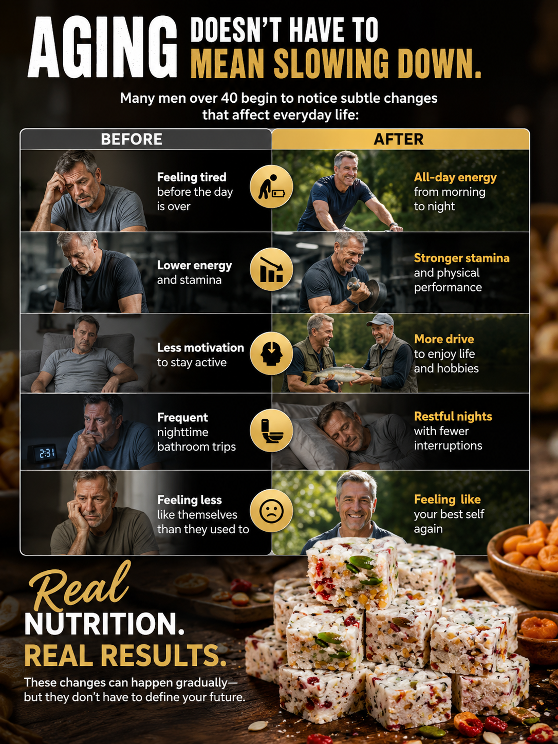 🏆Prostate Wellness • 🔋Endurance Support • 💪Designed for Men-🌿Men's Daily Vitality Herbal Bites -XXS
