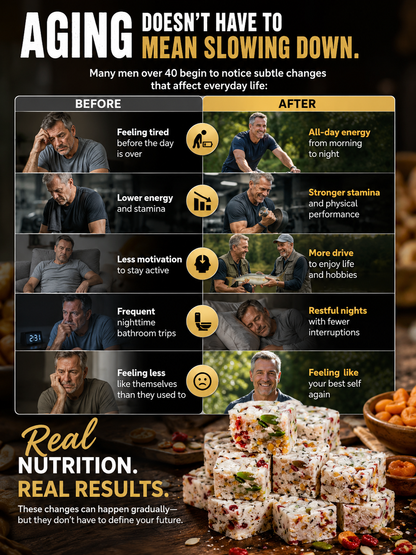 🏆Prostate Wellness • 🔋Endurance Support • 💪Designed for Men-🌿Men's Daily Vitality Herbal Bites -XXS