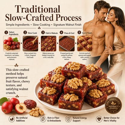 Natural Daily Nourishment for Male Power, Endurance & Energy – Hawthorn Walnut Pastry-DZT