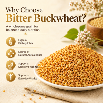 Sugar-Free Tartary Buckwheat Grains | High Rutin Whole Grain for Blood Sugar & Gut Support-ZRT