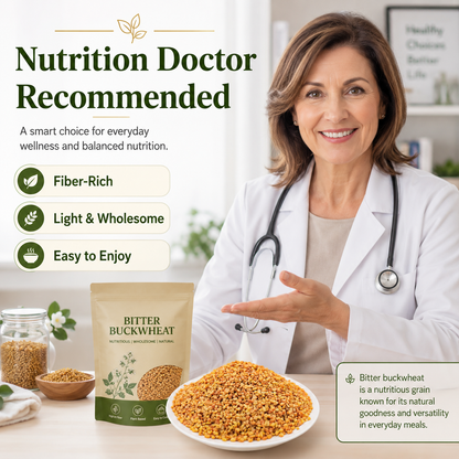 Sugar-Free Tartary Buckwheat Grains | High Rutin Whole Grain for Blood Sugar & Gut Support-ZRT