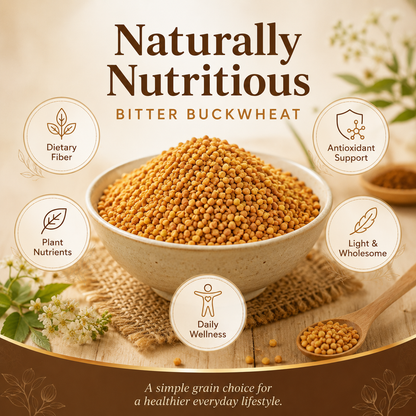 Sugar-Free Tartary Buckwheat Grains | High Rutin Whole Grain for Blood Sugar & Gut Support-ZRT