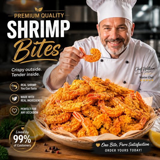 Mouthwatering Crispy Shell-On Fried Shrimp-SUY