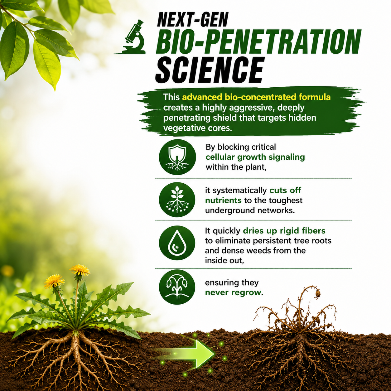 ⚡ Instant Tree Root & Weed Killer 🌿 LGZ