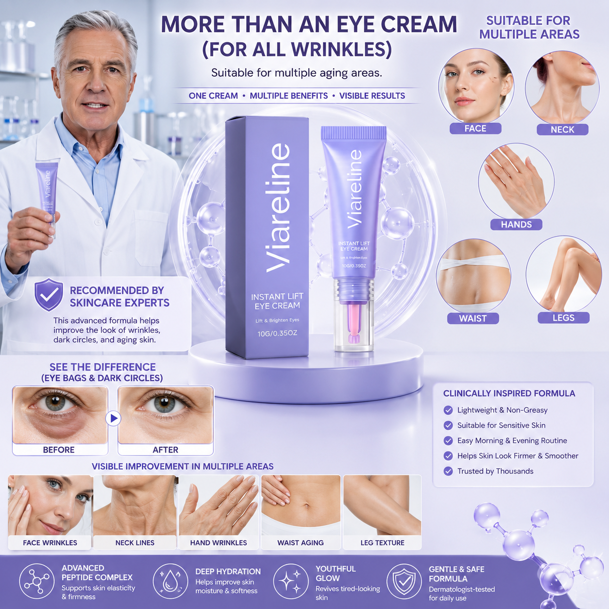 🏆Blur Wrinkles & Under-Eye Bags | Clinical-Grade Wrinkle Lift Serum🧬-XXS