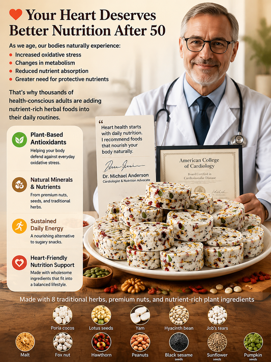 🏆The only certified flagship product supporting cardiovascular health | 🌿8-Herbal Ancient Vitality Bites™-XXS