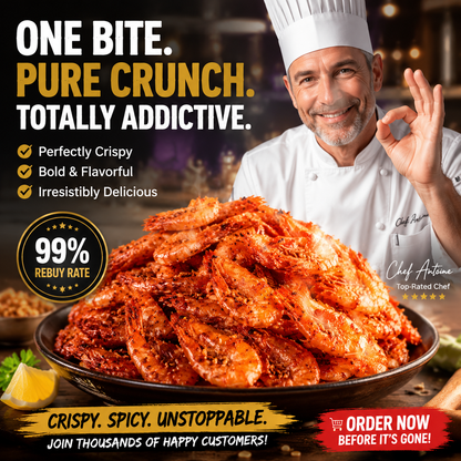Mouthwatering Crispy Shell-On Fried Shrimp-SUY