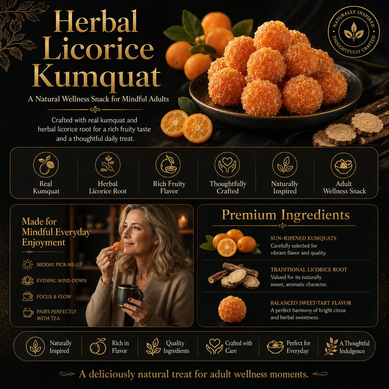 😋Herbal Licorice Kumquat-💪Bring your bodyback to its youthful prime!-AUX