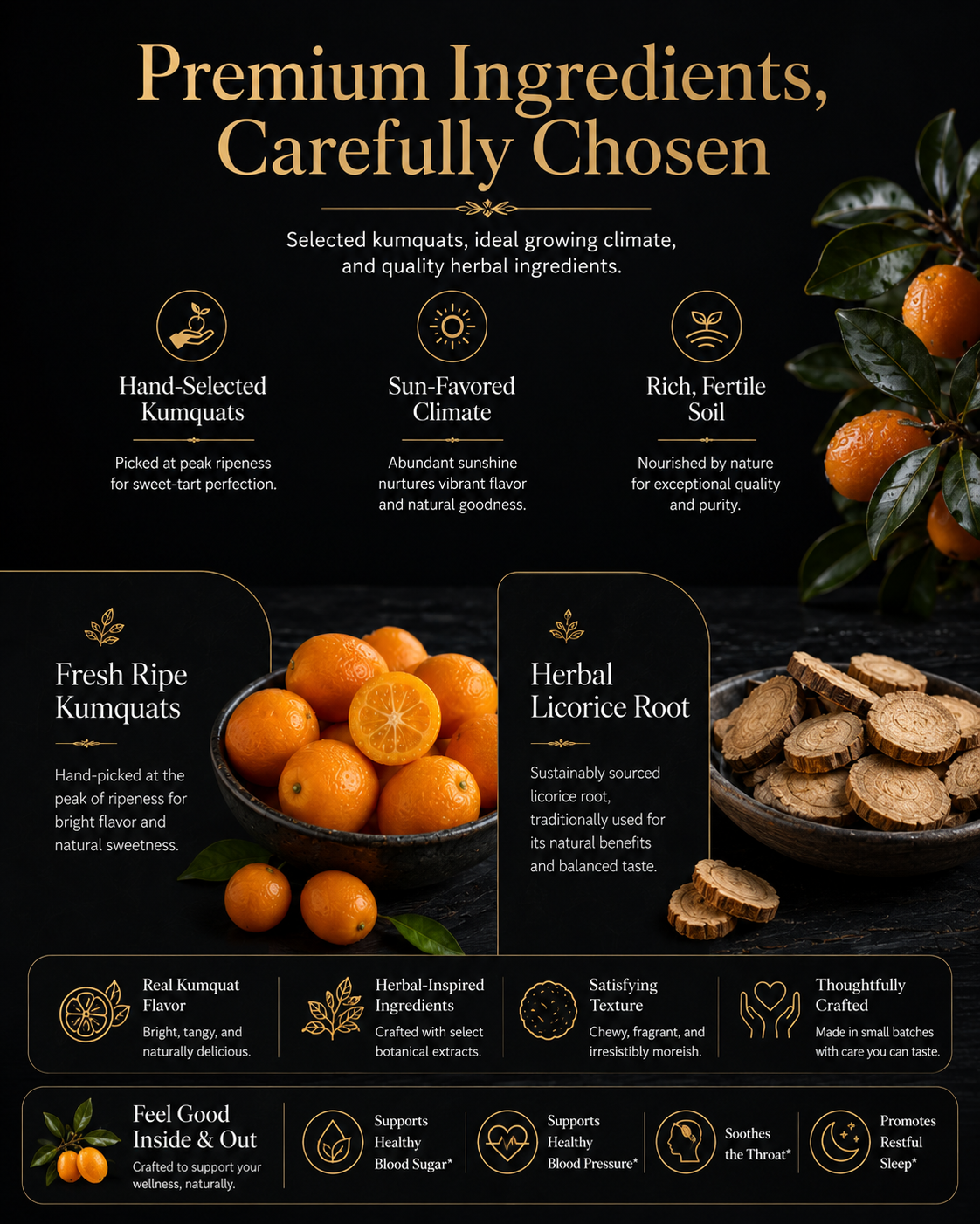 😋Herbal Licorice Kumquat-💪Bring your bodyback to its youthful prime!-AUX