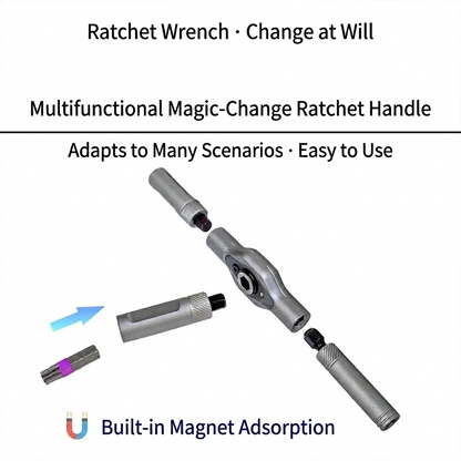 💯24-in-1 Ratchet Screwdriver Set, ✨Multi-Bit Magnetic Driver Kit with S2 Steel Bits-XXS
