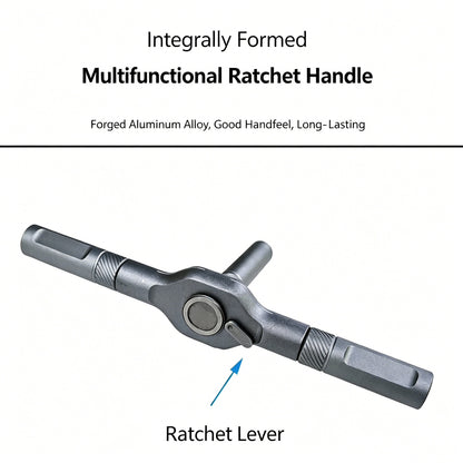 💯24-in-1 Ratchet Screwdriver Set, ✨Multi-Bit Magnetic Driver Kit with S2 Steel Bits-XXS