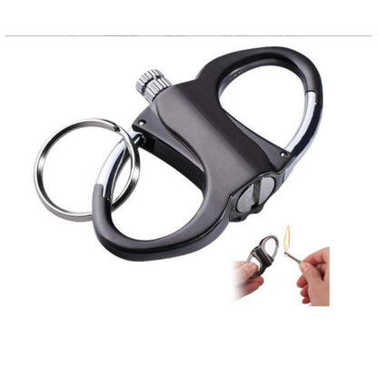 🔥Multi-functional keychain lighte🔥🔥🔥10,000+ ignitions: Waterproof and windproof permanent lighter, bottle opener, and carabiner, suitable for camping, hiking, and everyday use.-VEX
