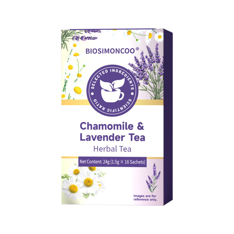 🍃Natural Chamomile Lavender Tea🍵, Soothing Herbal Tea for Nighttime🌿, Digestive Support & Calm Mood☕-XXS