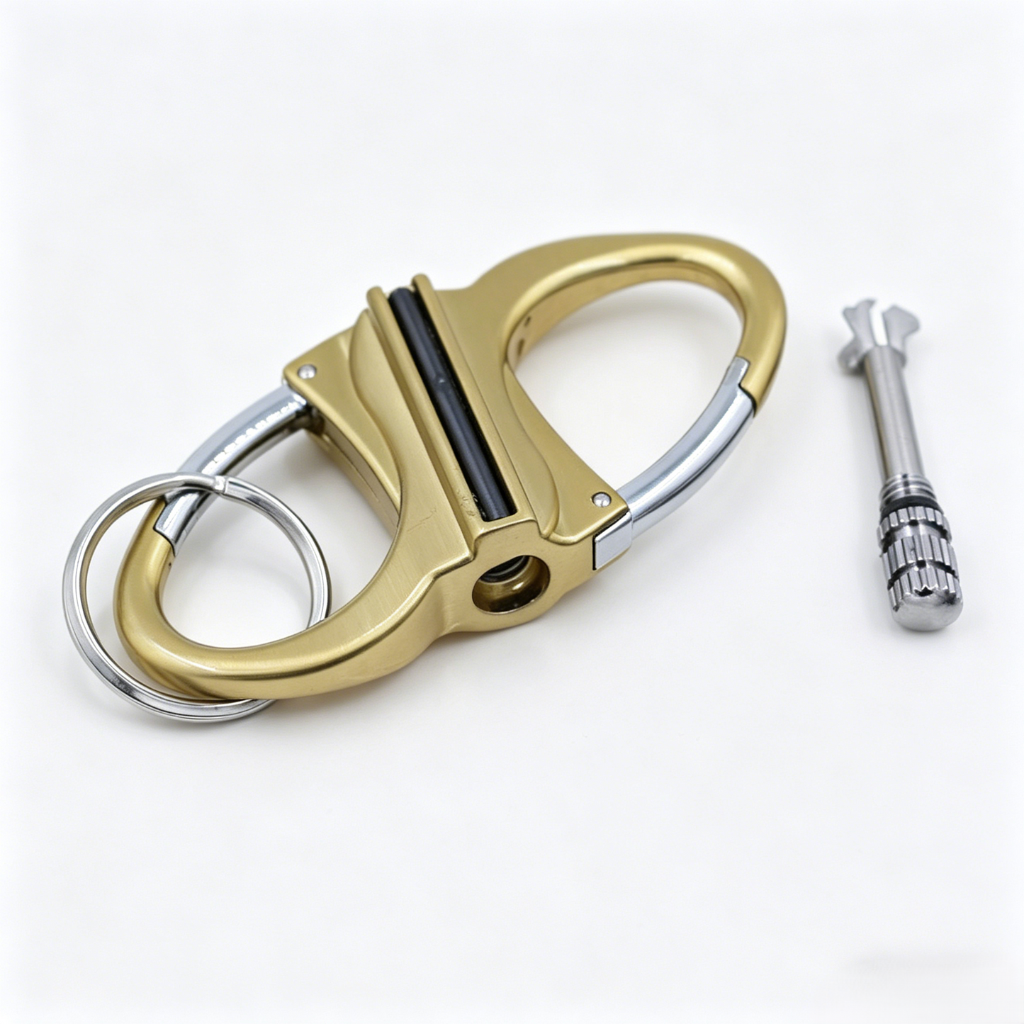 🔥Multi-functional keychain lighte🔥🔥🔥10,000+ ignitions: Waterproof and windproof permanent lighter, bottle opener, and carabiner, suitable for camping, hiking, and everyday use.-VEX