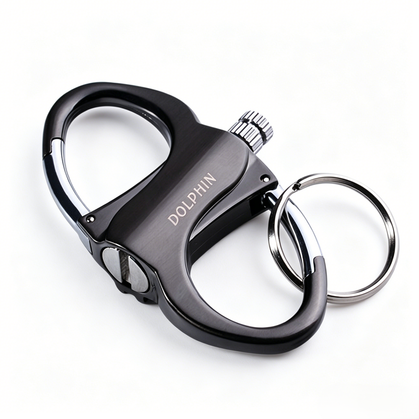 🔥Multi-functional keychain lighte🔥🔥🔥10,000+ ignitions: Waterproof and windproof permanent lighter, bottle opener, and carabiner, suitable for camping, hiking, and everyday use.-VEX