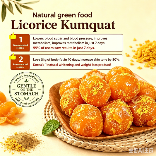 😋100% Pure Natural Licorice & Kumquat - Supports Healthy Blood Sugar-AUX