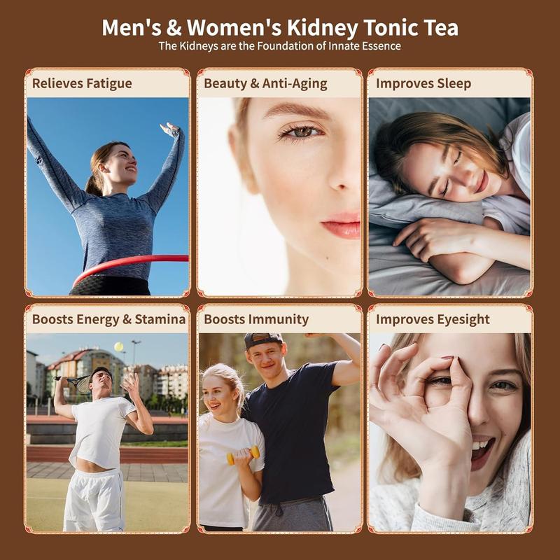 FLOX Ginseng Five Treasure Tea | Healthy Kidney Tea for Men & Women-SUY